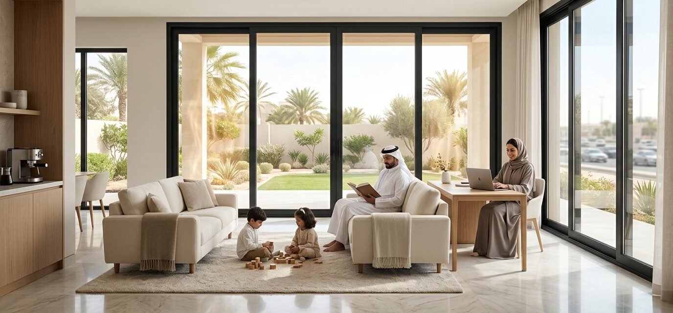 Aluminum windows Saudi luxury villa 202607221608 e1788694843849
